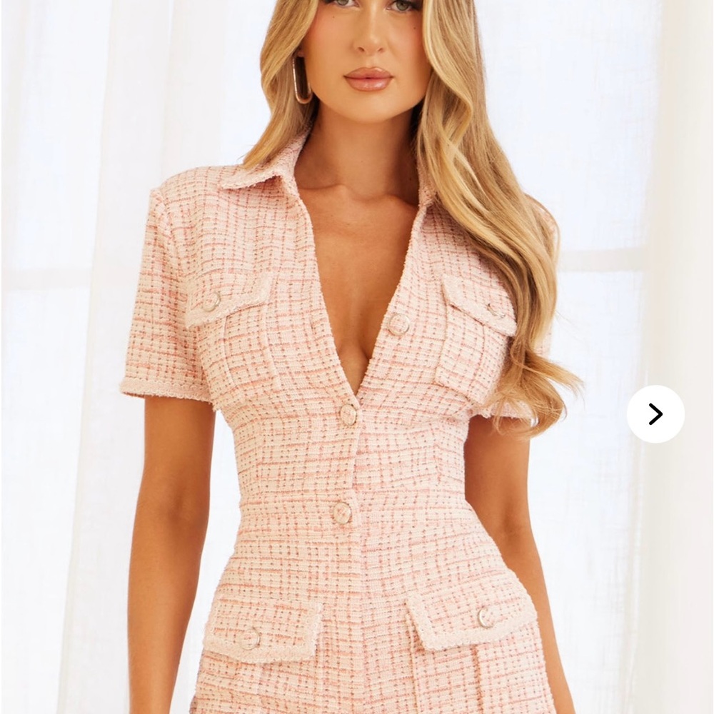 Stay Sweet Romper - Pink
